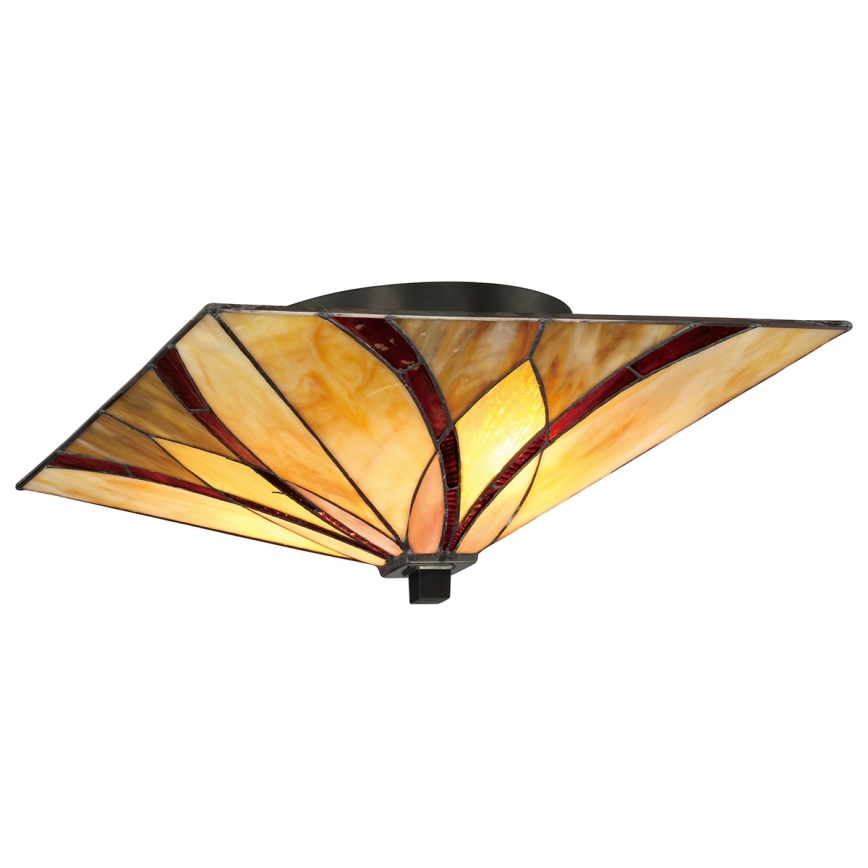 Elstead - Plafonieră Tiffany ASHEVILLE, 2 x E27, 60 W, 230 V