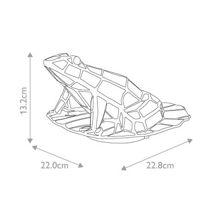 Elstead - Lampă LED decorativă TIFFANY 1xG9/3W/12V Broască