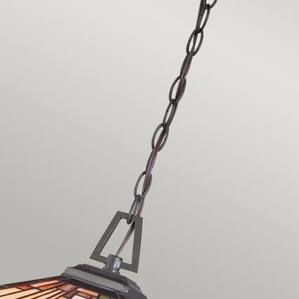 Elstead - Lustru suspendat pe lanț Tiffany STEPHEN 3xE27/60W/230V