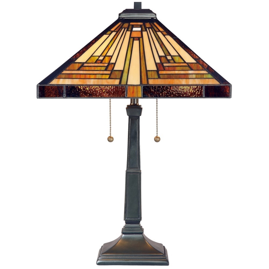 Elstead - Lampă de masă Tiffany STEPHEN 2xE27/60W/230V