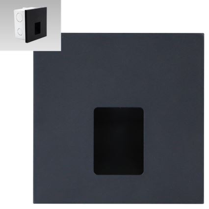 Emithor 70425 - Lampă LED pentru scări VIX LED/1W/230V 4000K negru