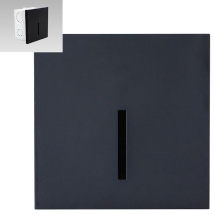 Emithor 70431 - Lampă LED pentru scări LINE LED/1W/230V 4000K negru