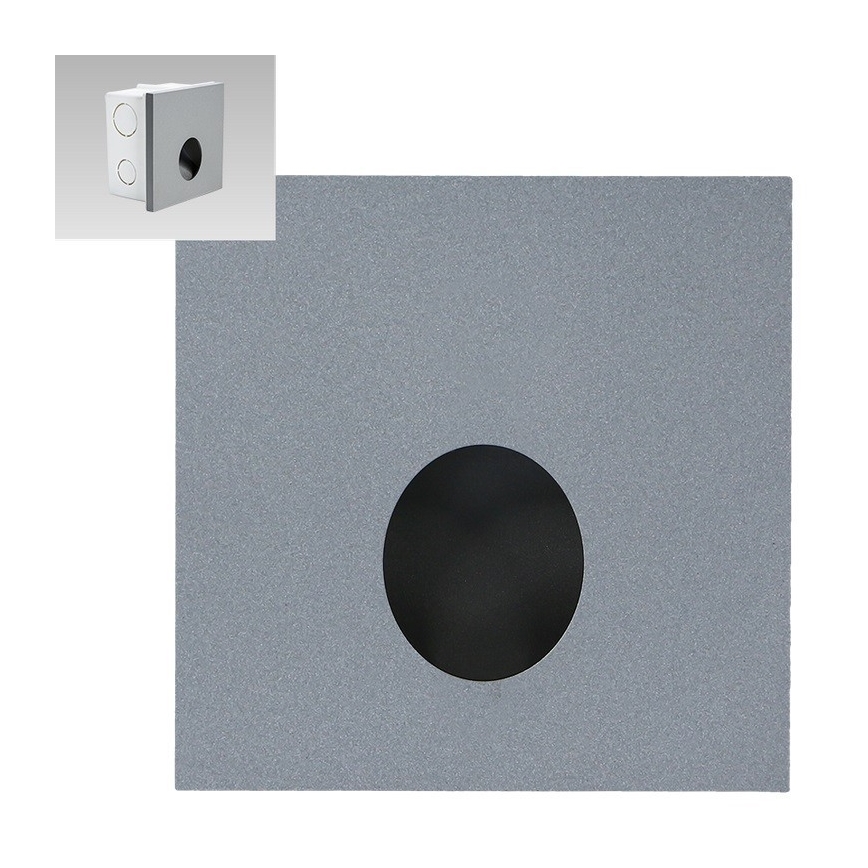 Emithor 70435 - Lampă LED pentru scări OLIVE LED/1W/230V 4000K gri