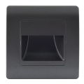 Emithor 70438 - Lampă LED pentru scări STEP LIGHT LED/1W/230V 4000K negru