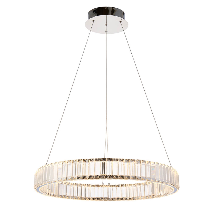 Endon 102255 - Lustră LAGUNA cu LED, dimerizabilă, suspendată pe cablu, LED/36W/230V, crom lucios