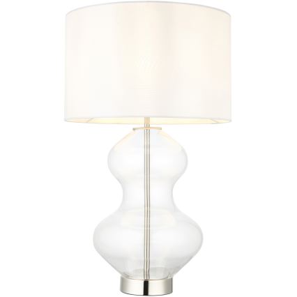 Endon 102676 - Lampă de masă reglabilă KELDA 1xE27/10W/230V albă/crom mat