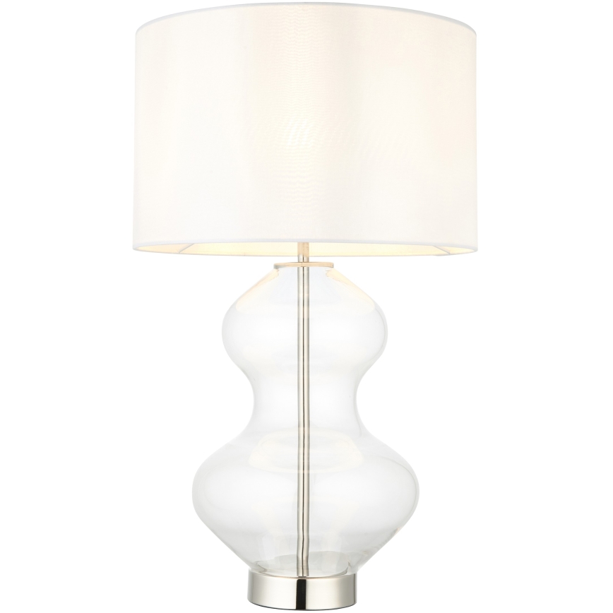 Endon 102676 - Lampă de masă reglabilă KELDA 1xE27/10W/230V albă/crom mat