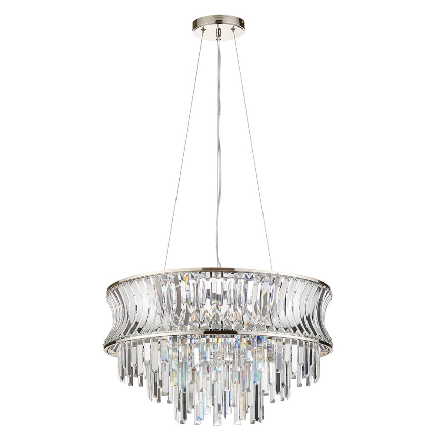 Endon 104530 - Lustră suspendată cu lanț 9xE14/6W/230V crom lucios