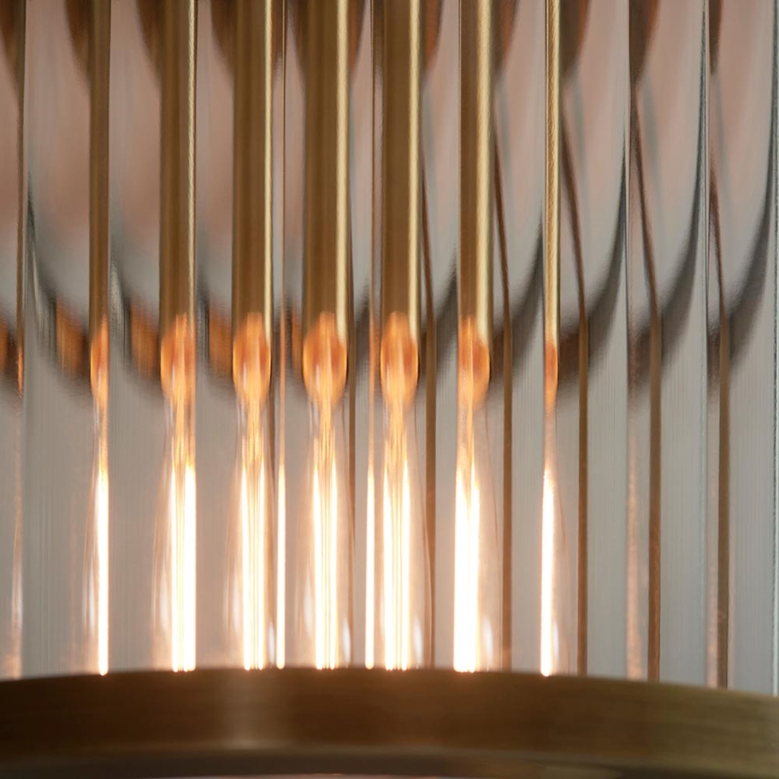 Endon 106265 - Plafonieră RIDGETON, 1xE27/10W/230V, finisaj alamă