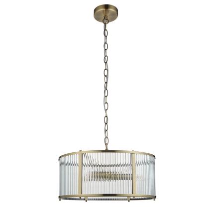 Endon 106282 - Lustră cu lanț RIDGETON 3xE14/6W/230V alamă