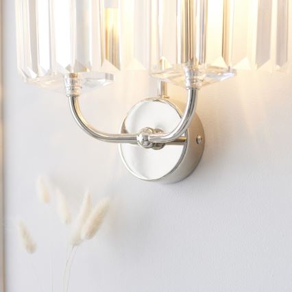 Endon 106448 - Aplica de perete CHESTERFIELD 2xE14/6W/230V, crom lucios