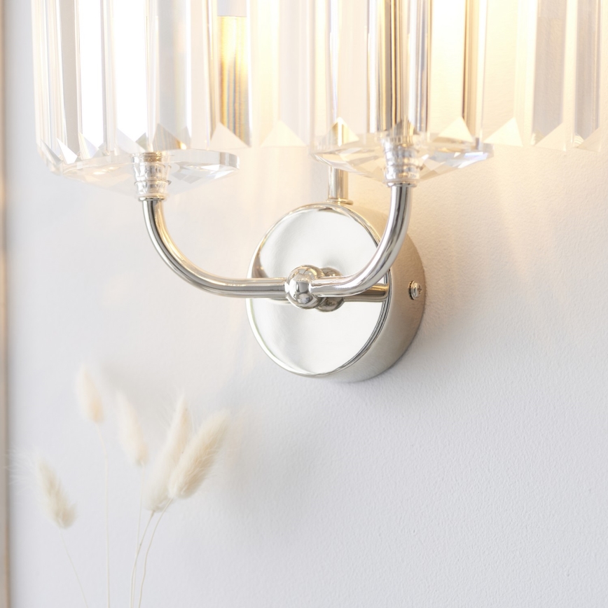 Endon 106448 - Aplica de perete CHESTERFIELD 2xE14/6W/230V, crom lucios