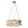 Endon 106811 - Lustră suspendată cu lanț, 6xE14/6W/230V, auriu