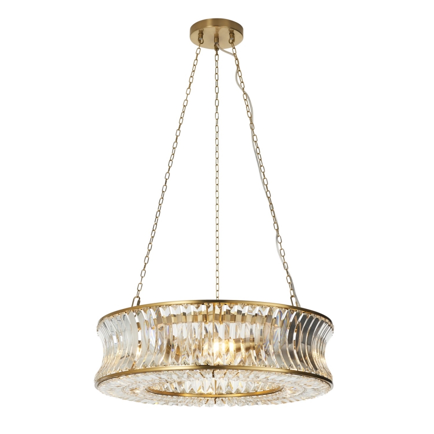 Endon 106811 - Lustră suspendată cu lanț, 6xE14/6W/230V, auriu