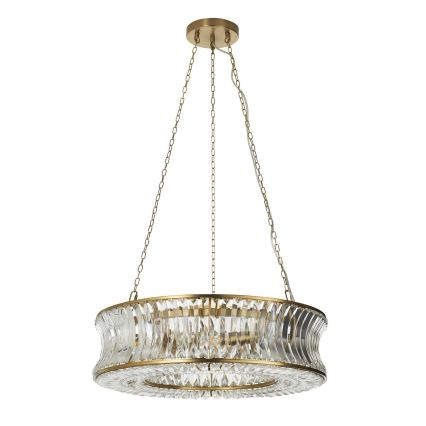 Endon 106811 - Lustră suspendată cu lanț, 6xE14/6W/230V, auriu