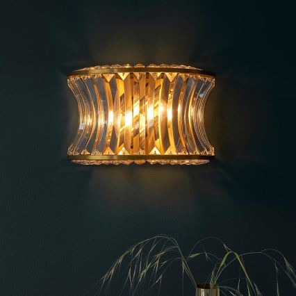 Endon 106812 - Aplică de perete 2xE14/7W/230V aurie