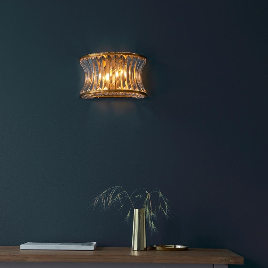 Endon 106812 - Aplică de perete 2xE14/7W/230V aurie