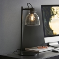 Endon 107012 - Lampă de masă URBAN 1xE27/10W/230V negru/fumuriu
