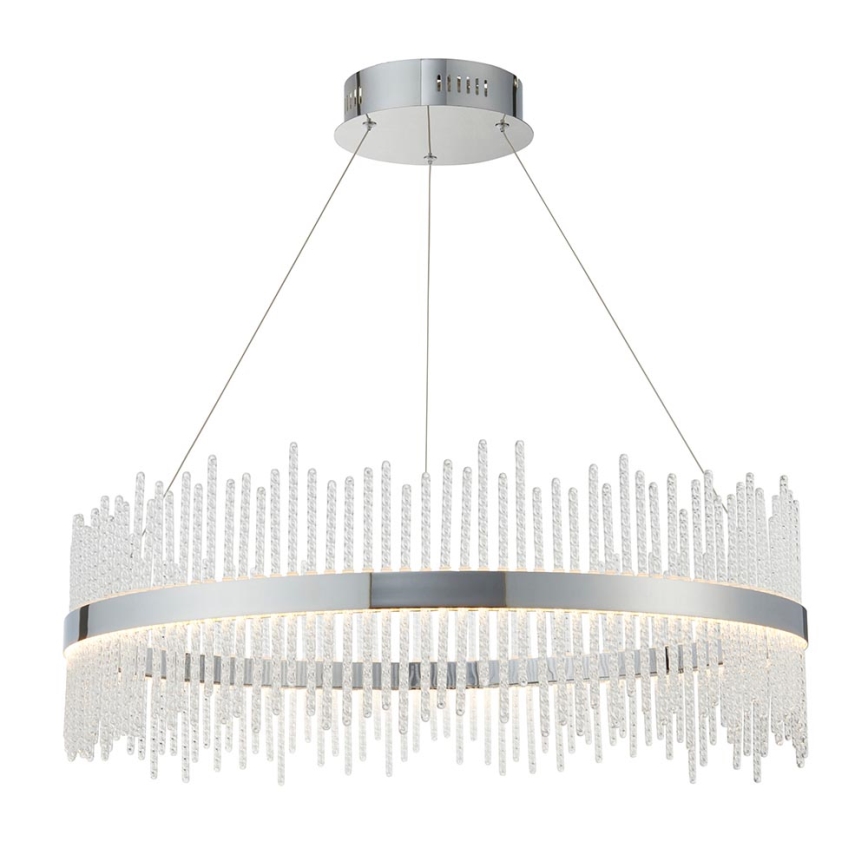 Endon 107108 - Lampă suspendată pe cablu, LED/56W/230V 3000K, crom lucios