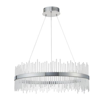 Endon 107108 - Lampă suspendată pe cablu, LED/56W/230V 3000K, crom lucios