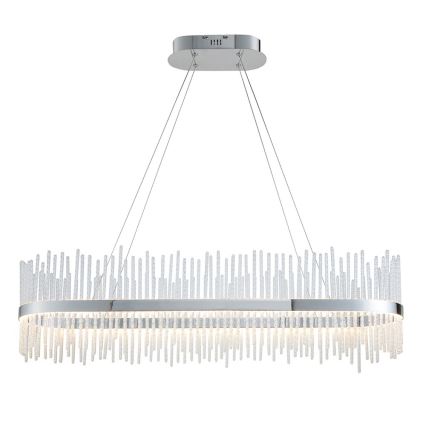 Endon 107109 - Candelabru LED suspendat pe cablu, 47W, 230V, 3000K, crom lucios