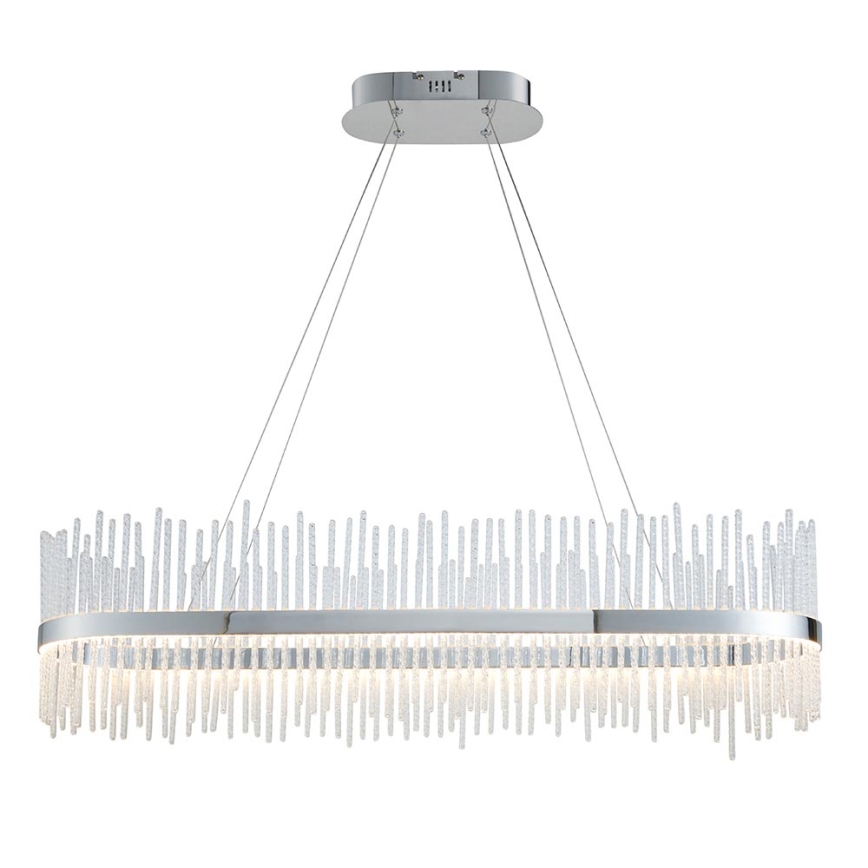 Endon 107109 - Candelabru LED suspendat pe cablu, 47W, 230V, 3000K, crom lucios