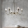 Endon 107791 - Candelabru pe lanț 6xE14/6W/230V alamă