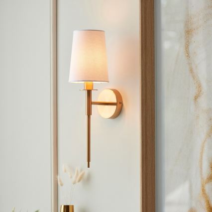 Endon 110738 - Aplica de perete 1xE14/6W/230V alb/auriu