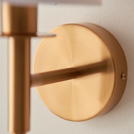 Endon 110738 - Aplica de perete 1xE14/6W/230V alb/auriu