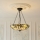 Endon 111869 - Lustra suspendată pe lanț Tiffany ASHTON 3xE27/10W/230V Ø 45 cm
