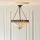 Endon 111871 - Candelabru suspendat cu lanț Tiffany FARGO, 3x E27/10W/230V, diam. 50 cm