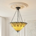 Endon 111881 - Candelabru suspendat pe lanț Tiffany JAMELIA, 3xE27/10W/230V, diametru 50 cm