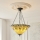 Endon 111881 - Candelabru suspendat pe lanț Tiffany JAMELIA, 3xE27/10W/230V, diametru 50 cm