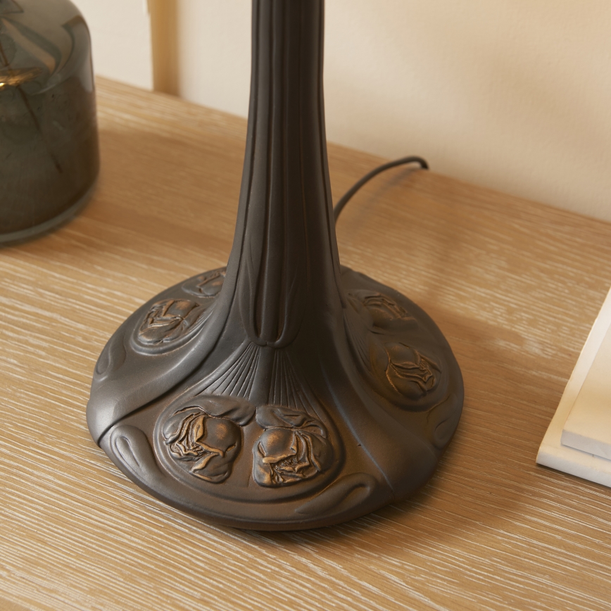 Endon 112185 - Lampă de masă Tiffany HECTOR 1xE27/10W/230V Ø 40 cm