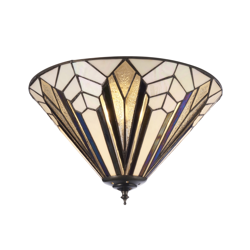 Endon 112191 - Plafonieră Tiffany ASTORIA 2xE27/60W/230V, Ø 40 cm