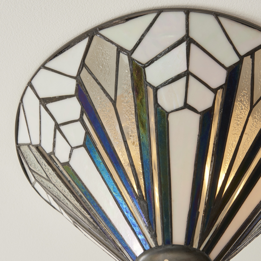 Endon 112191 - Plafonieră Tiffany ASTORIA 2xE27/60W/230V, Ø 40 cm