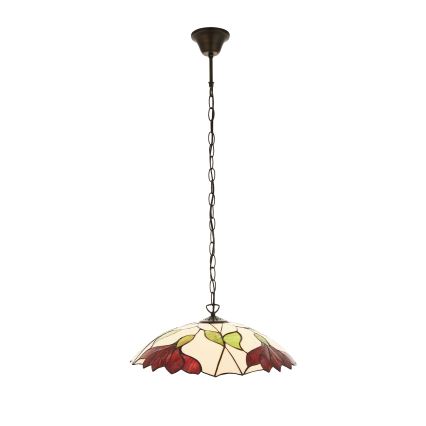 Endon 112246 - Lustră suspendată pe lanț Tiffany BOTANICA, 1xE27/60W/230V, Ø 45 cm