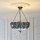 Endon 112250 - Lustru suspendat pe lanț Tiffany DRAGONFLY 3xE27/60W/230V, diam. 50 cm