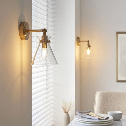 Endon 112861 - Spot de perete HARLOW 1xE14/7W/230V, auriu