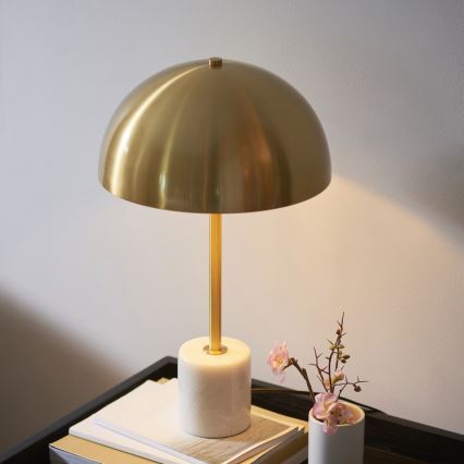 Endon 114210 - Lampă de masă BERTOIA 1xE14/7W/230V alamă