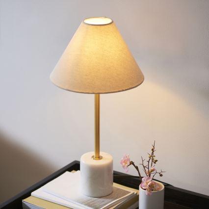 Endon 114211 - Lampă de masă 1xE14/7W/230V bej/alamă