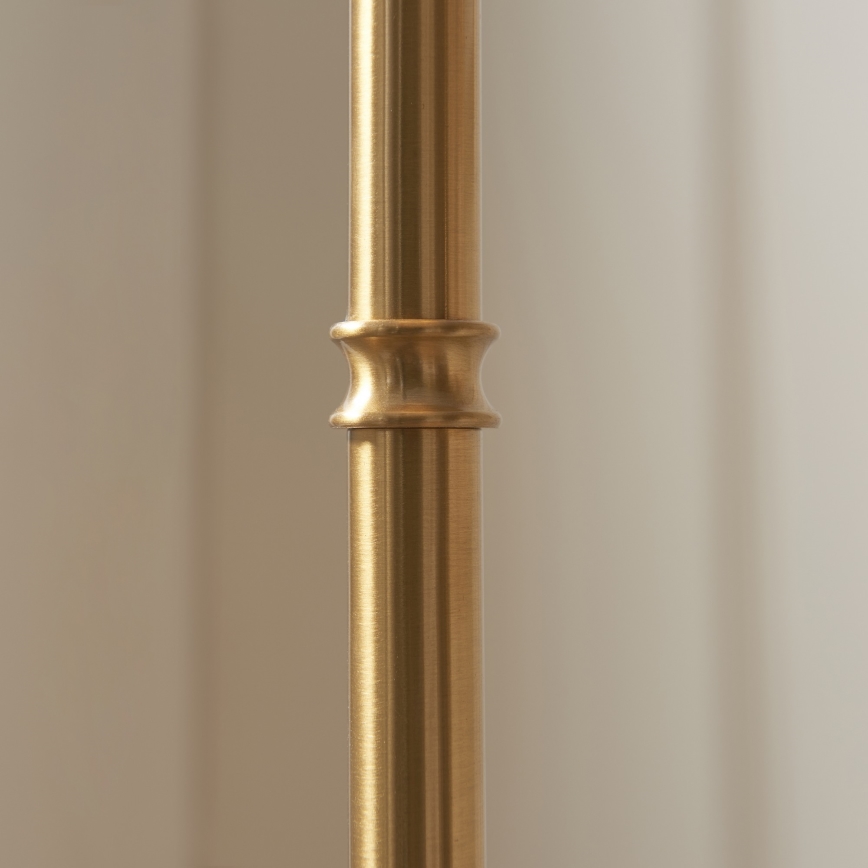 Endon 114778 - Lampă de podea LED reglabilă reîncărcabilă BURLEY LED/1,5W/5V 3600 mAh alamă/albastru