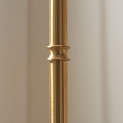 Endon 114778 - Lampă de podea LED reîncărcabilă dimerizabilă BURLEY, 1,5W/5V, 3600 mAh, alamă/albastru