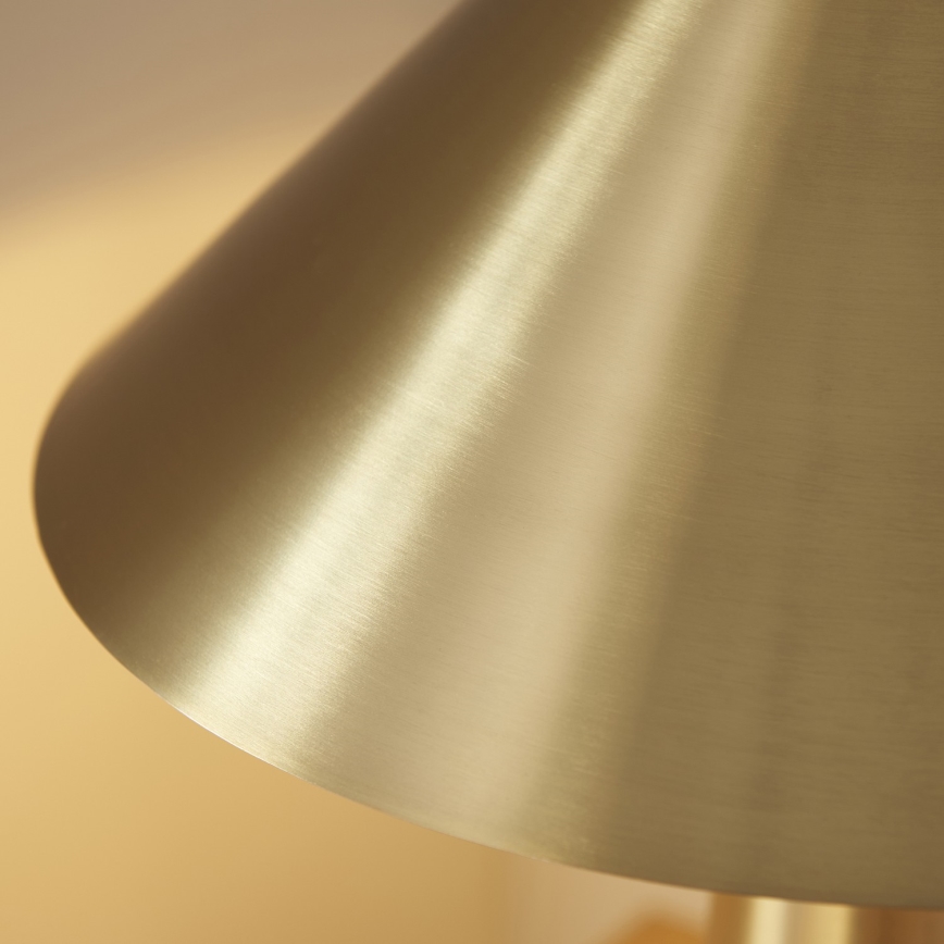 Endon 118685 - Lampă de masă ISAK, 1xE27/10W/230V, aurie