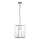Endon 119141 - Lustru suspendat cu lanț HAMMOND 1xE27/10W/230V 21,5x21,5 cm alamă