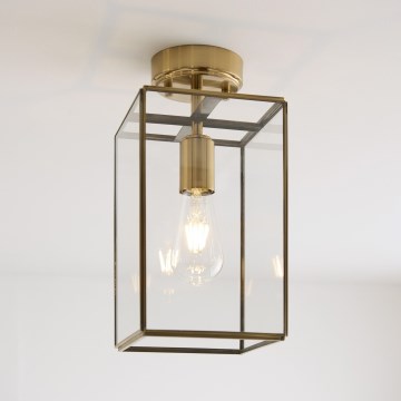 Endon 119143 - Lustră aplicată HAMMOND 1xE27/10W/230V, alamă