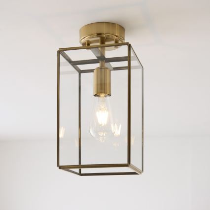 Endon 119143 - Lustră aplicată HAMMOND 1xE27/10W/230V, alamă
