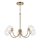 Endon 119210 - Candelabru HAGUE pe tijă, 5xG9/5W/230V, alamă