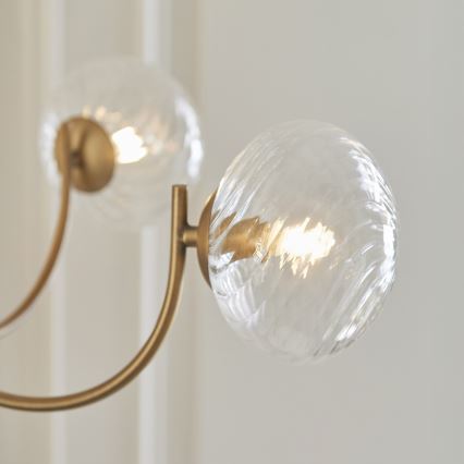 Endon 119210 - Candelabru HAGUE pe tijă, 5xG9/5W/230V, alamă