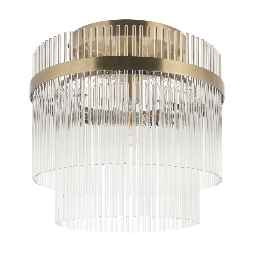 Endon 119492 - Lustră aplicată MARIETTA 1xE27/10W/230V alamă/clară
